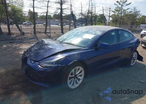 2022 Tesla Model 3 Rear-Wheel Drive from USA, damaged, VIN 5YJ3E1EA9NF191478